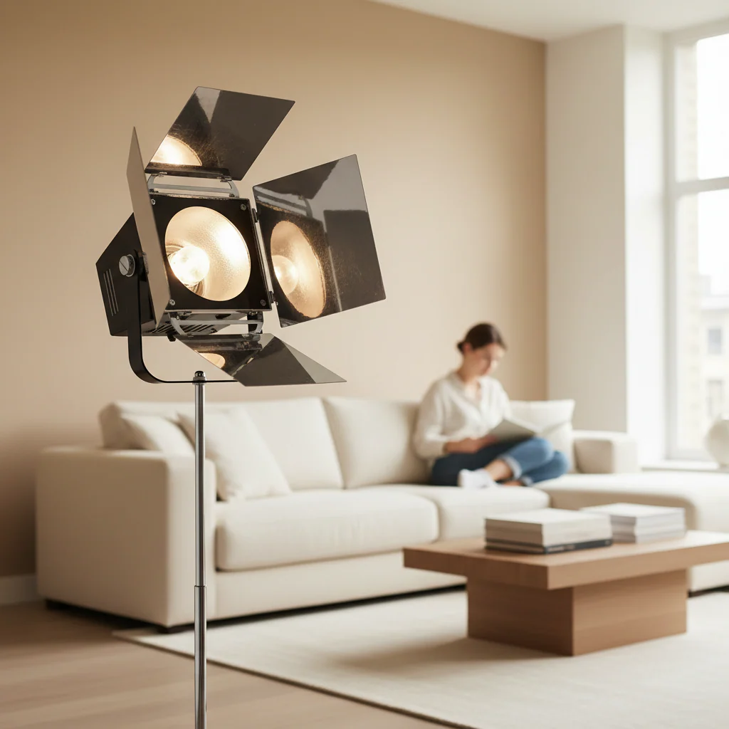 Jarah Spotlight Black Floor Lamp - Image 2