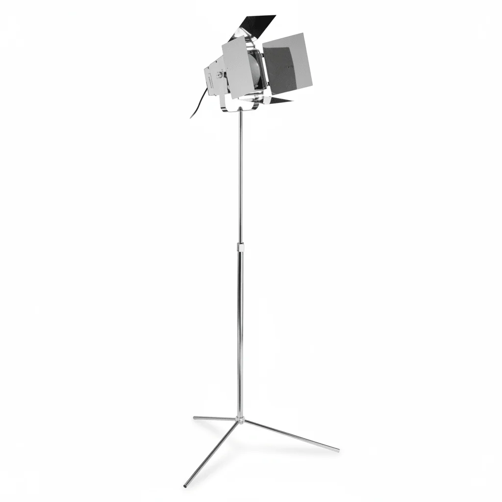 Jarah Spotlight Chrome Floor Lamp