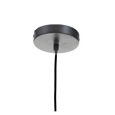Jaya Black Rattan Overlapping Pendant Lamp - Image 6