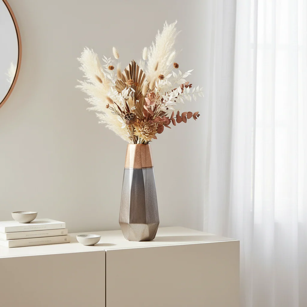 Jet Large Metallic Vase - Image 3