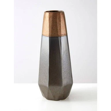 Jet Large Metallic Vase - Image 6