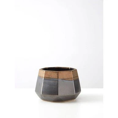 Jet Small Metallic Planter - Image 5