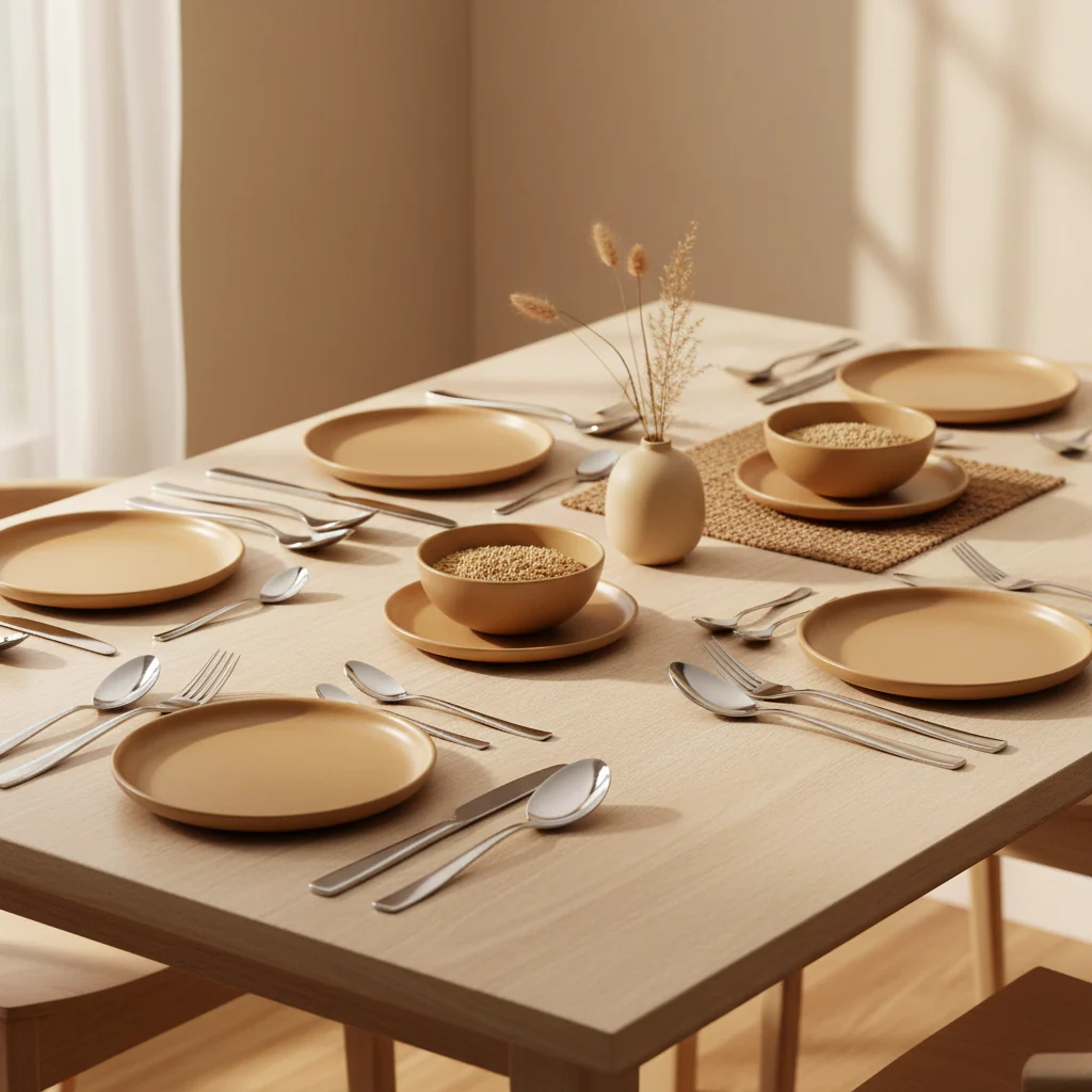 Jewel 24Pc Silver Finish Cutlery Set - Image 4