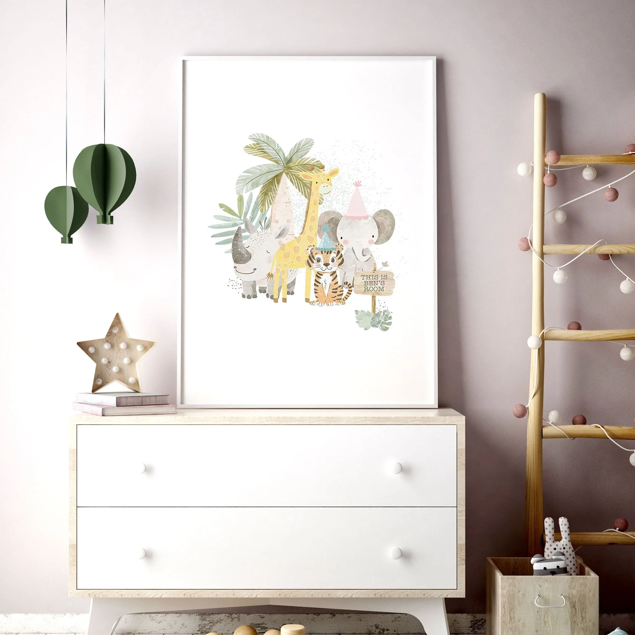 Jungle Nursery | Set of 3 wall art prints - Image 9