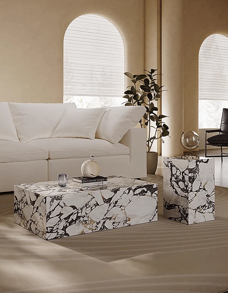 Kabelo Coffee Table Set, Sintered Stone/Marble - Image 14