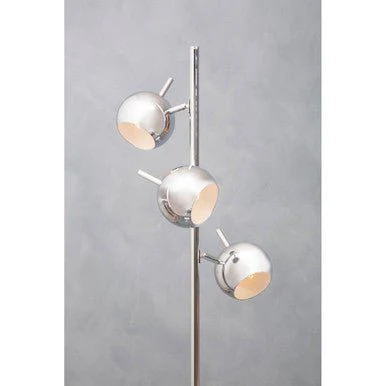 Karter Chrome Finish Table Lamp With Three Lights - Image 7