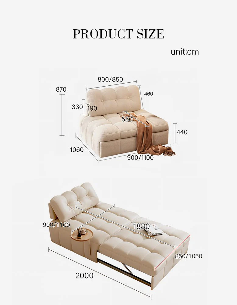 Katarina Sofa Bed, Small Double Sofa Bed, Single Sofa Bed - Image 11