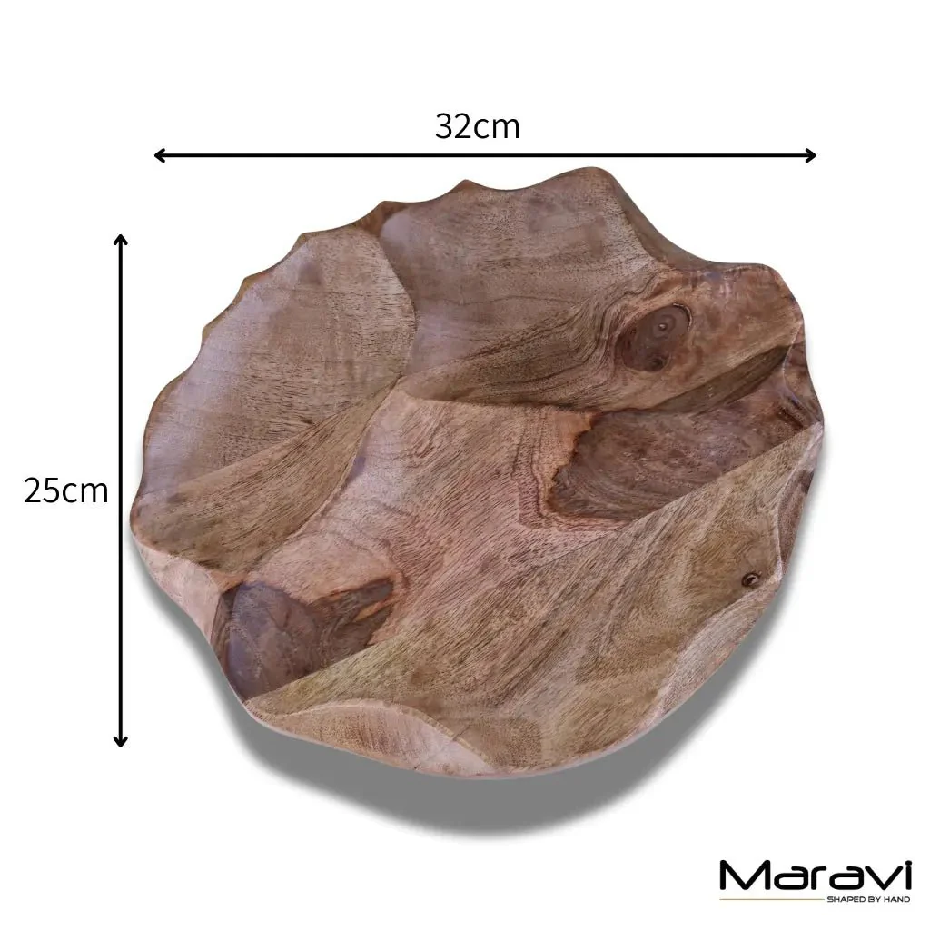 Kavira Divided Serving Dish Mango Wood - Image 9