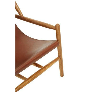 Kendari Antique Dark Brown Leather Chair - Image 12