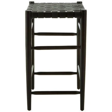 Kendari Barstool with Black Leather Strap - Image 6