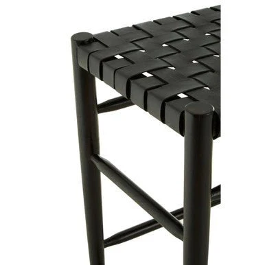 Kendari Barstool with Black Leather Strap - Image 7