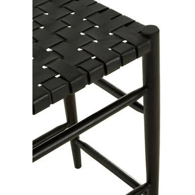 Kendari Barstool with Black Leather Strap - Image 8
