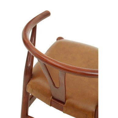 Kendari Cow Camel Leather Chair - Image 12