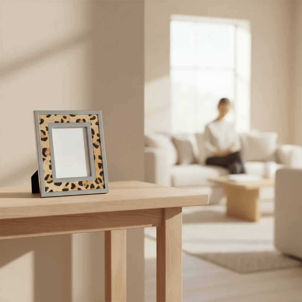 Kensington Townhouse 4 x 6 Leopard Design Photo Frame - Image 2