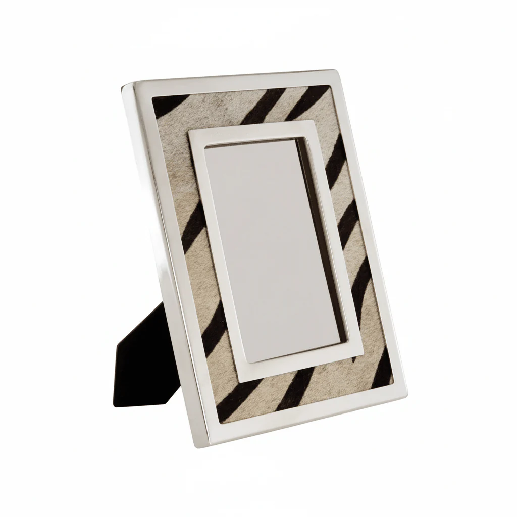 Kensington Townhouse 4in x 6in Zebra Design Photo Frame