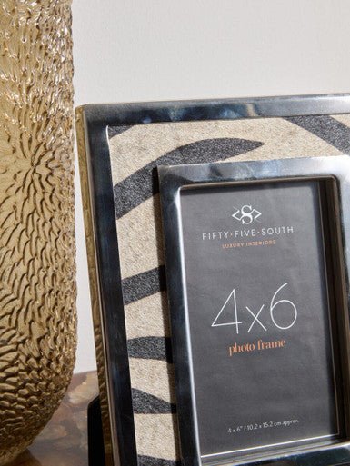 Kensington Townhouse 4in x 6in Zebra Design Photo Frame - Image 10
