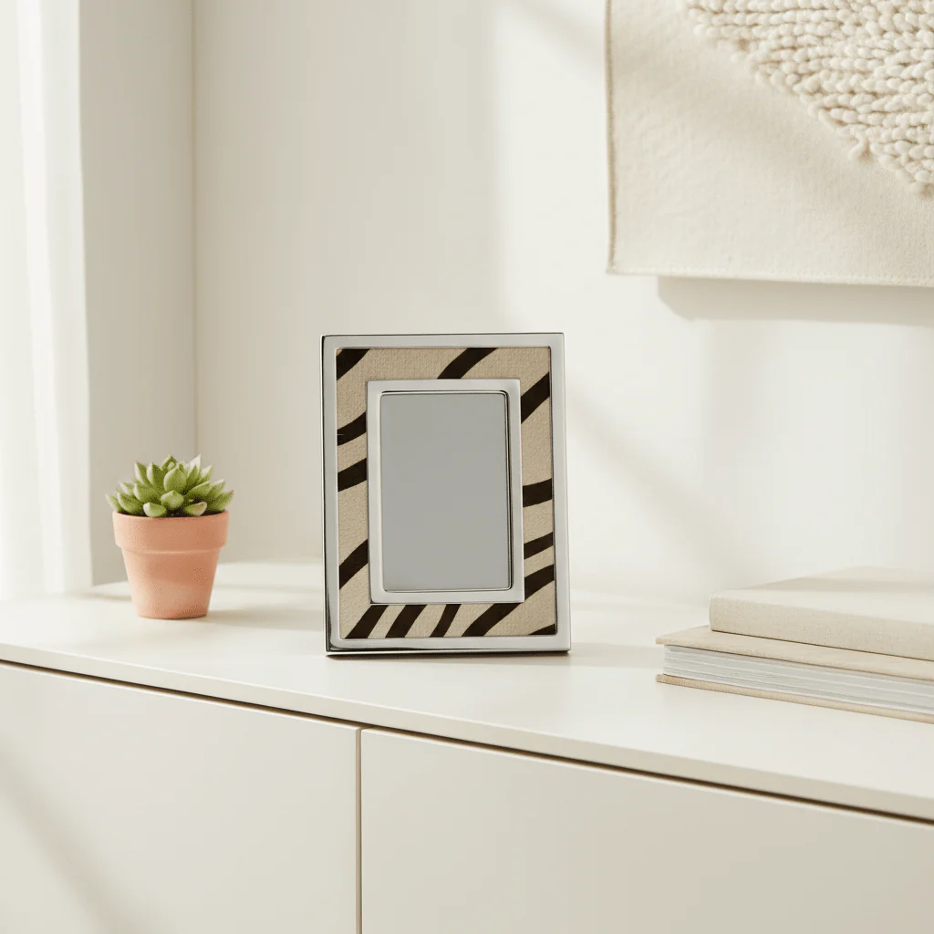 Kensington Townhouse 4in x 6in Zebra Design Photo Frame - Image 3