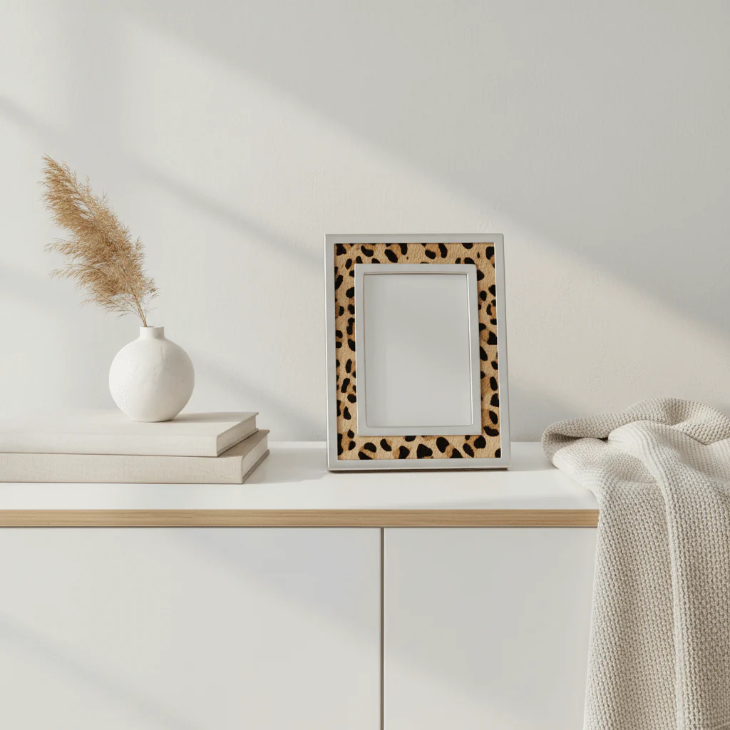 Kensington Townhouse 5 x 7 Leopard Design Photo Frame - Image 3