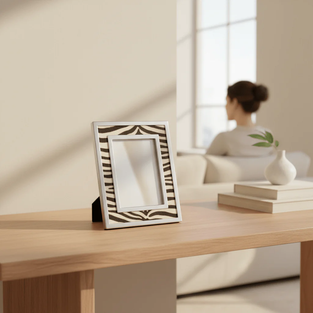 Kensington Townhouse 5in x 7in Zebra Design Photo Frame - Image 2