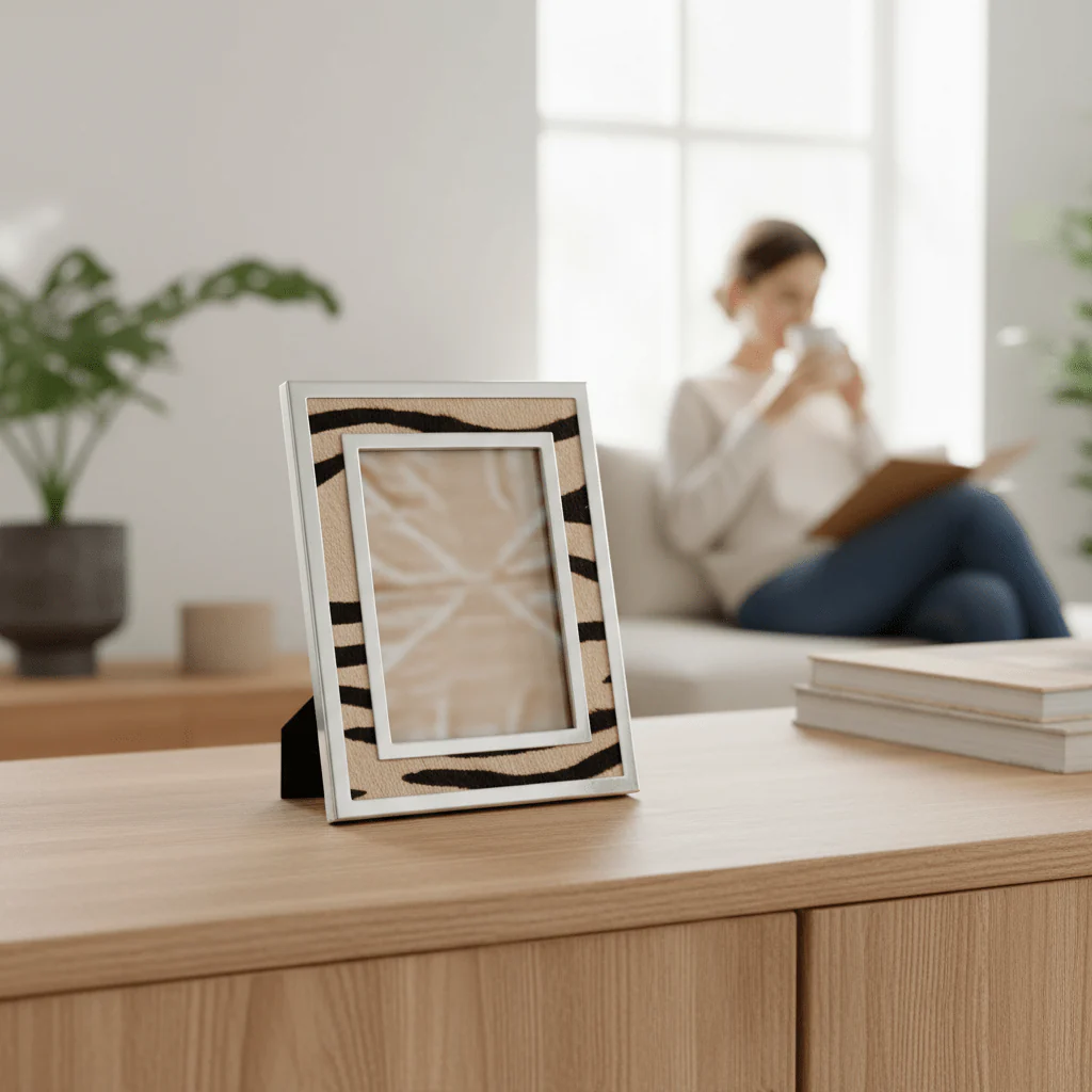 Kensington Townhouse 6in x 8in Zebra Design Photo Frame - Image 5