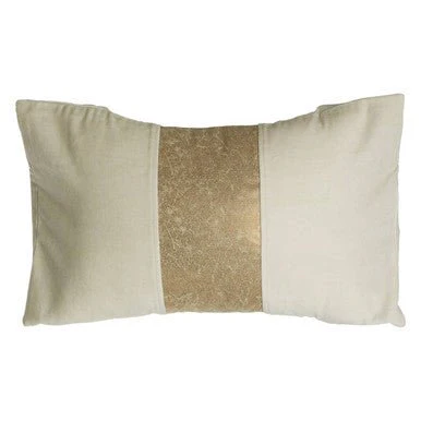 Kensington Townhouse Ivory Velvet And Gold Cushion - Image 5