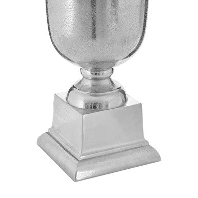Kensington Townhouse Large Silver Finish Fluted Vase - Image 7