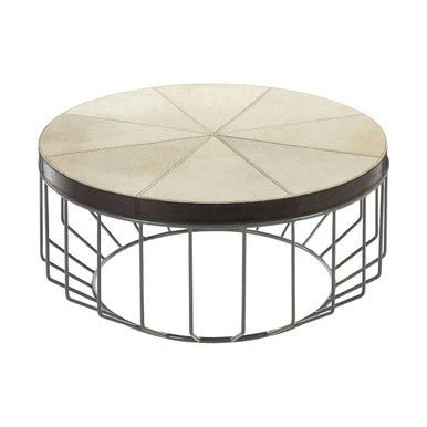 Kensington Townhouse Leather Coffee Table - Image 5