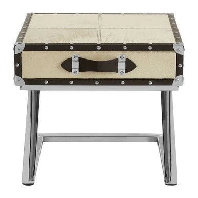 Kensington Townhouse Leather End Table - Image 11