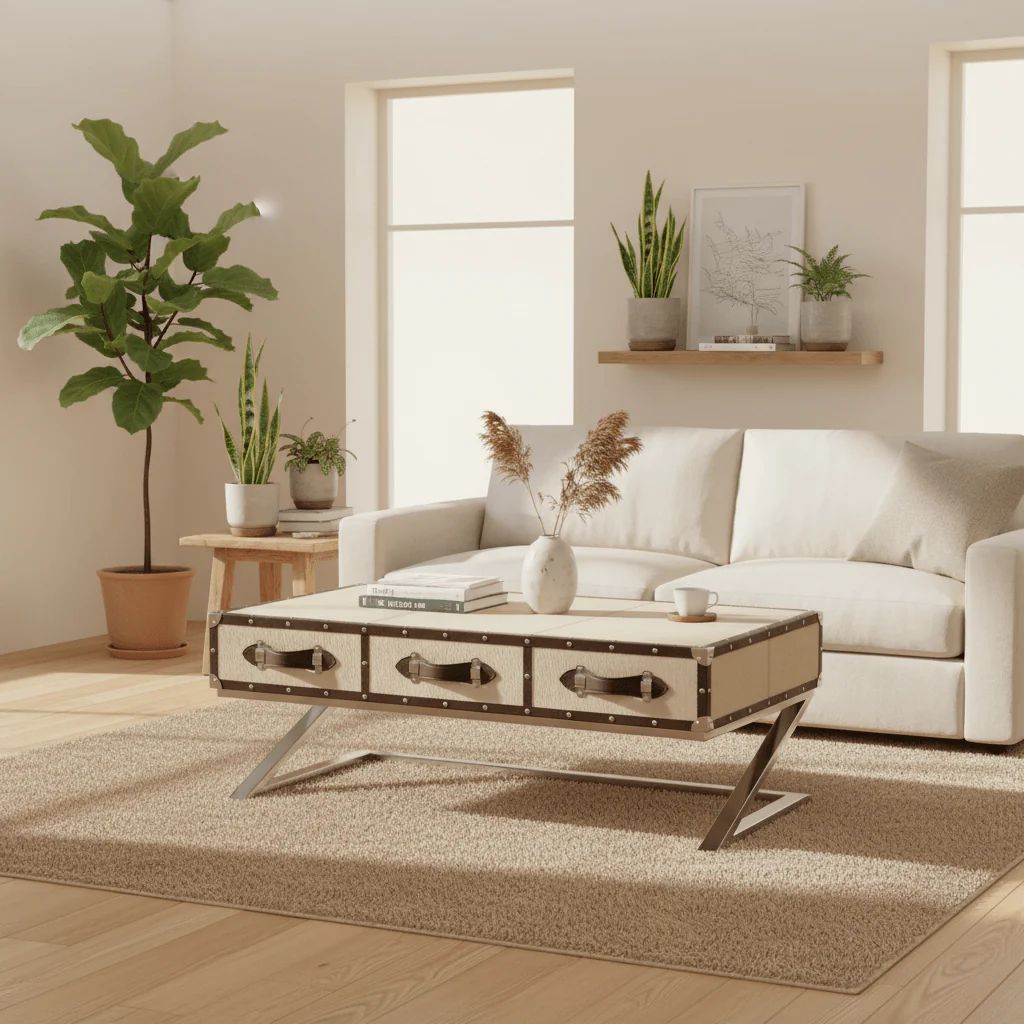 Kensington Townhouse Mango Wood Coffee Table - Image 3