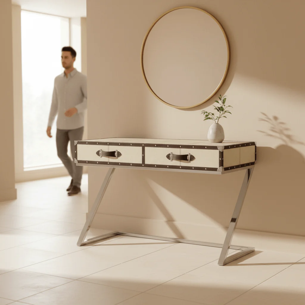Kensington Townhouse Mango Wood Console Table - Image 2