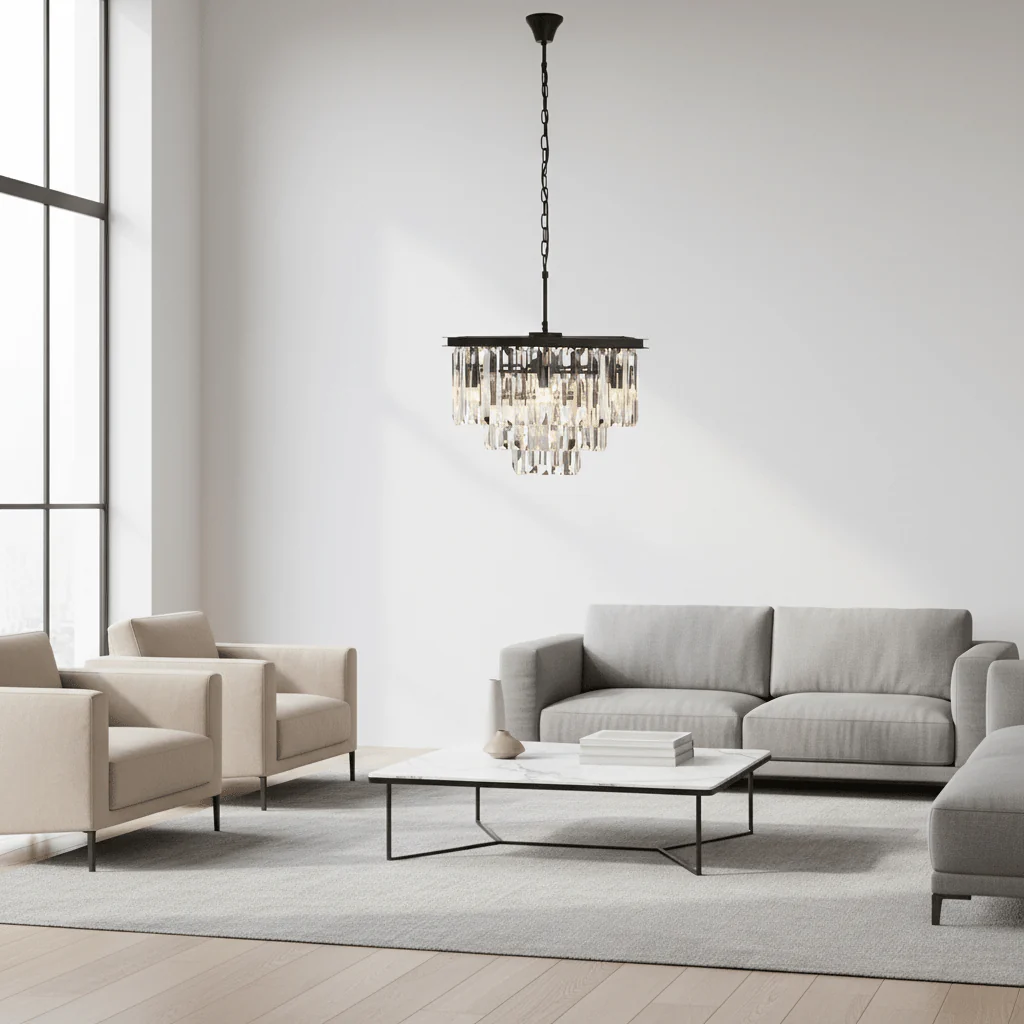Kensington Townhouse Multi Crystal Pendant Light - Image 4