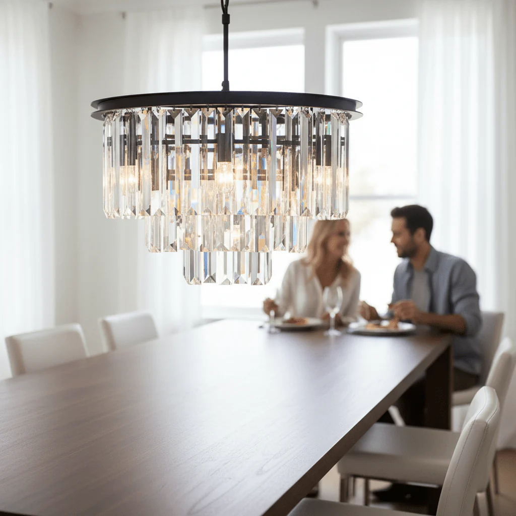 Kensington Townhouse Multi Crystal Pendant Light - Image 7