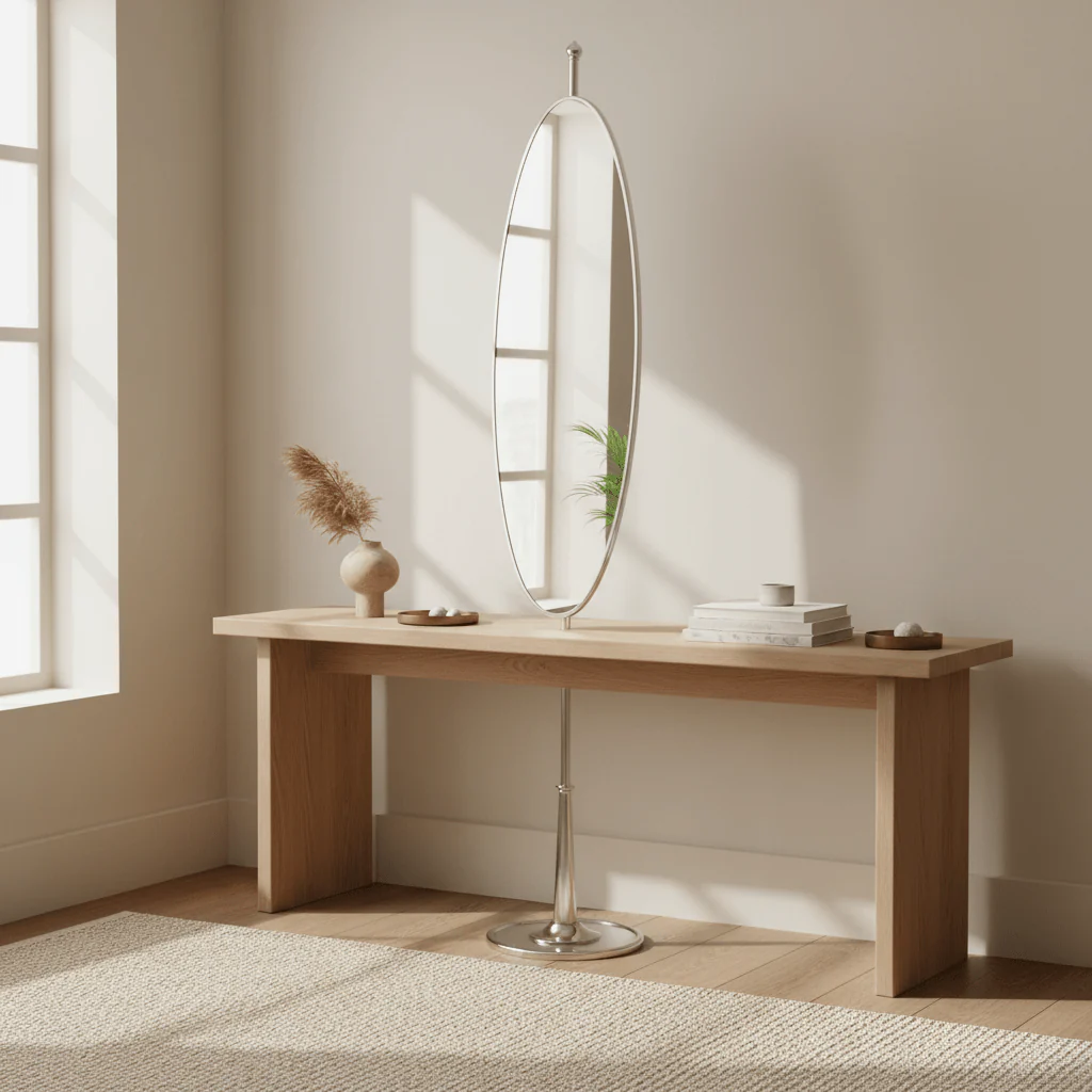 Kensington Townhouse Oval Mirror - Image 3