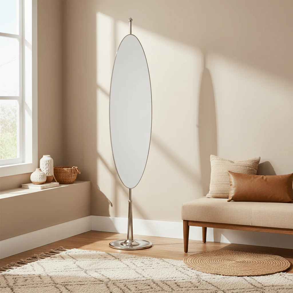 Kensington Townhouse Oval Mirror - Image 4