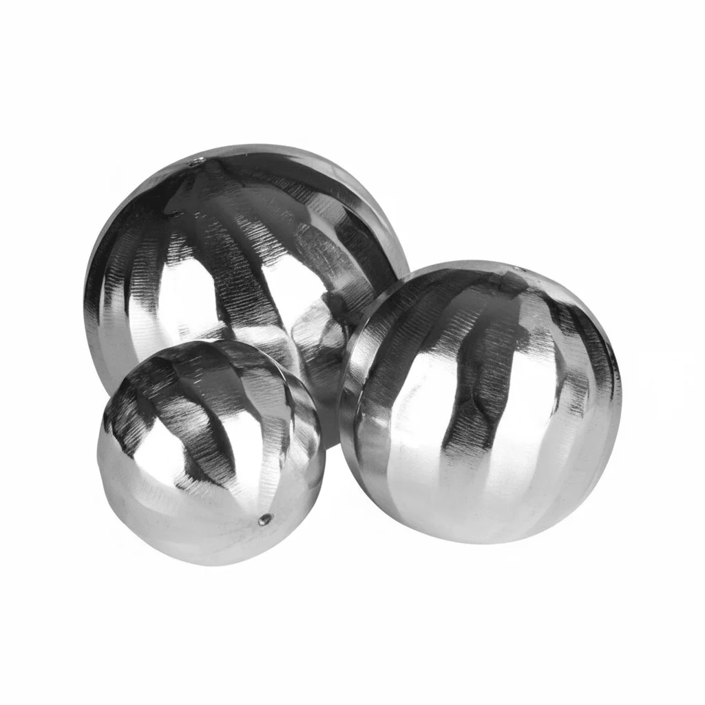 Kensington Townhouse Set of Three Nickel Balls