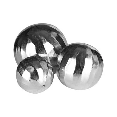 Kensington Townhouse Set of Three Nickel Balls - Image 5