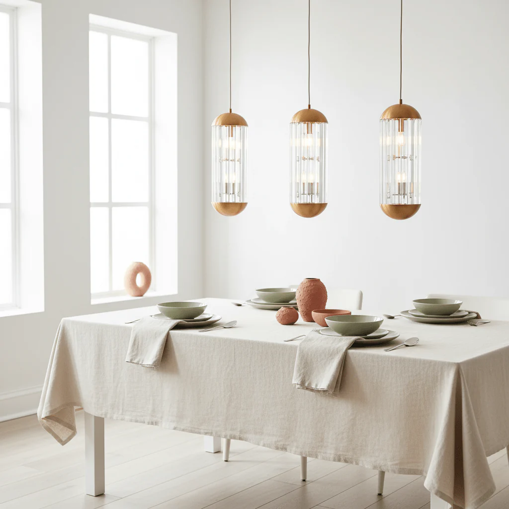 Kensington Townhouse Six Bulb Small Pendant Light - Image 7
