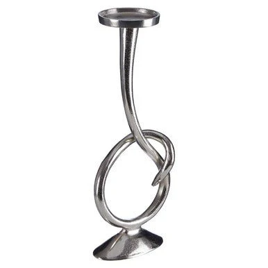 Kensington Townhouse Twist Nickel Candle Holder - Image 5