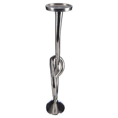 Kensington Townhouse Twist Nickel Candle Holder - Image 6