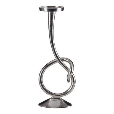 Kensington Townhouse Twist Nickel Candle Holder - Image 9
