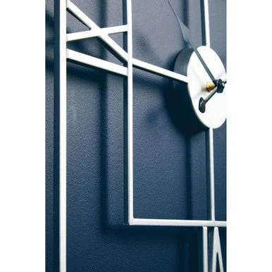 Kent Large Silver Finish Square Wall Clock - Image 9