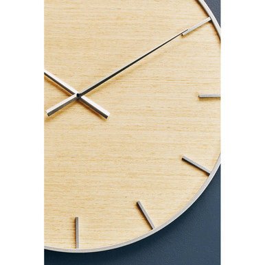 Kent Silver And Natural Wall Clock - Image 9