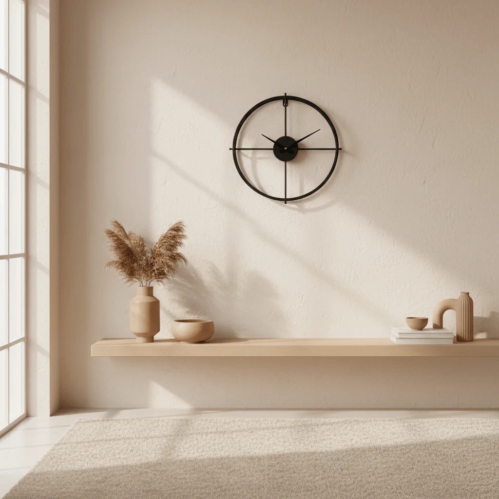 Kent Small Black Finish Wall Clock - Image 4
