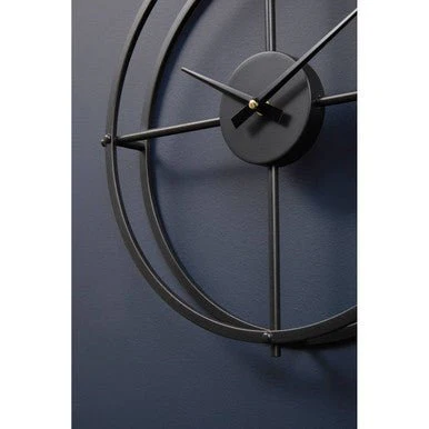 Kent Small Black Finish Wall Clock - Image 9