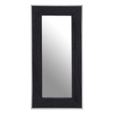 Kerala Black Rectangular Wall Mirror - Image 5