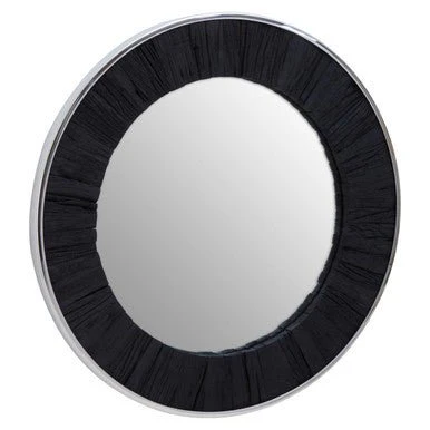 Kerala Black Round Wall Mirror - Image 7