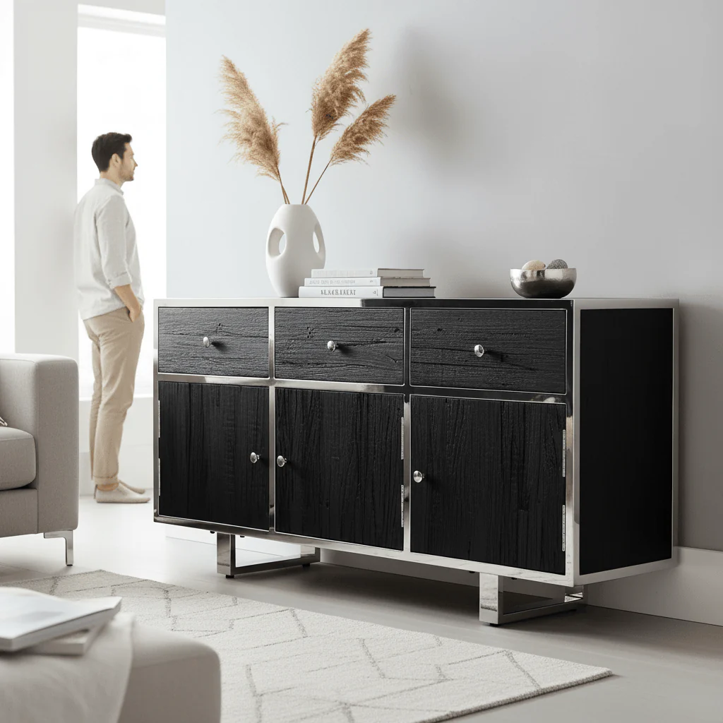 Kerala Black Sideboard - Image 2