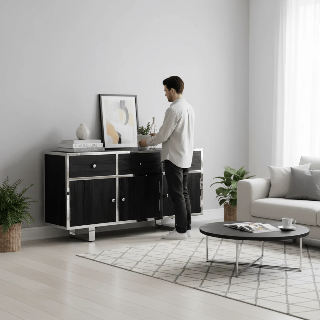 Kerala Black Sideboard - Image 6