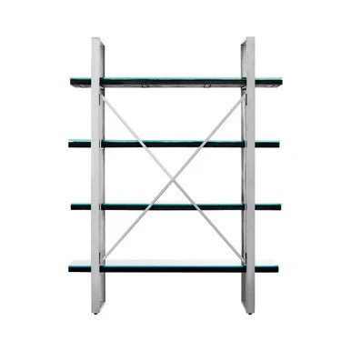 Kerala Black Wood Four Tier Shelf Unit - Image 7