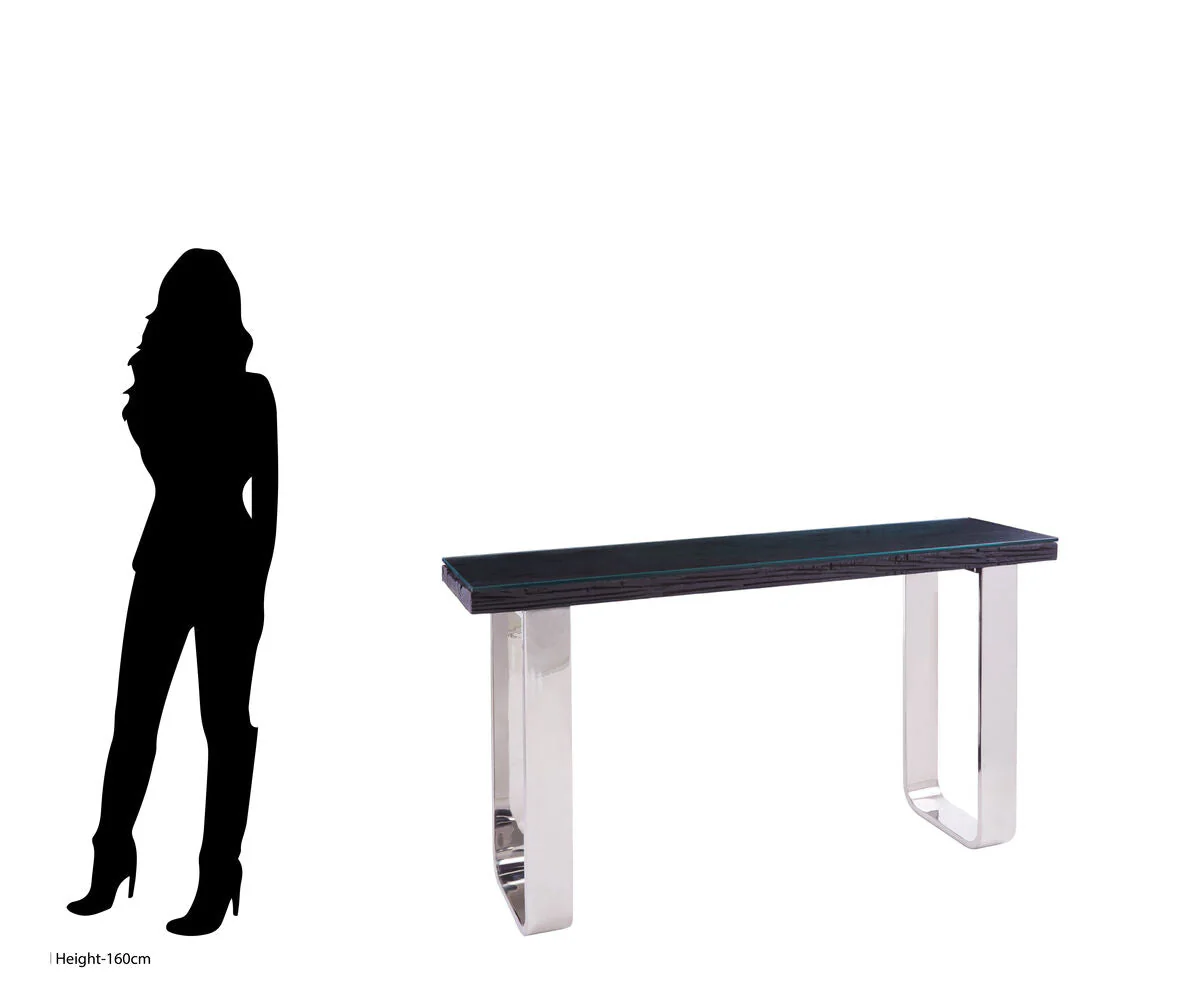 Kerala Small Black Console Table - Image 12